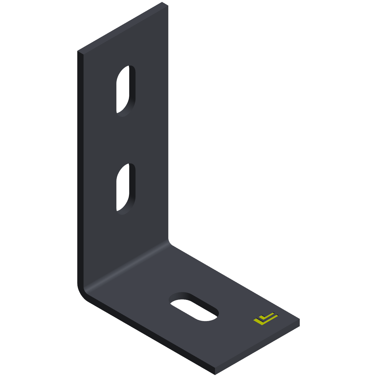 L-Winkel FC013, 100x65x3 mm, anthrazit RAL 7016