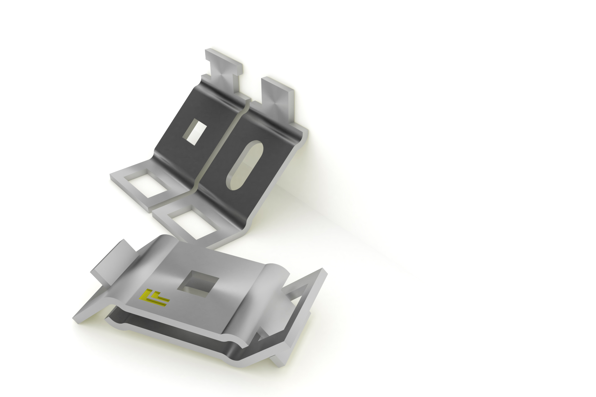 MATTENVERBINDER FC004 Frontplatte, Edelstahl 1.4301