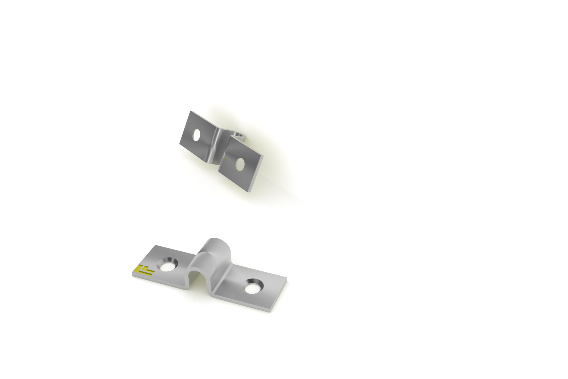 EDGE CLIP FC006, hole 5 mm, stainless steel 1.4301 (AISI 304)